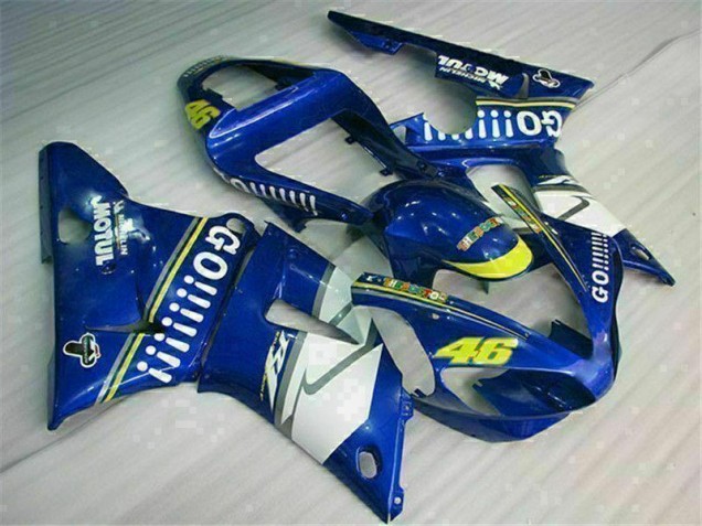 00-01 Blue YZF R1 Full Motorcycle Fairing Kits 00-01 Blue YZF R1 Full Motorcycle Fairing Kits