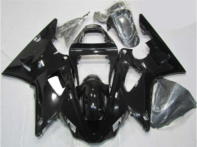00-01 Glossy Black YZF R1 Motorcycle Fairings 00-01 Glossy Black YZF R1 Motorcycle Fairings