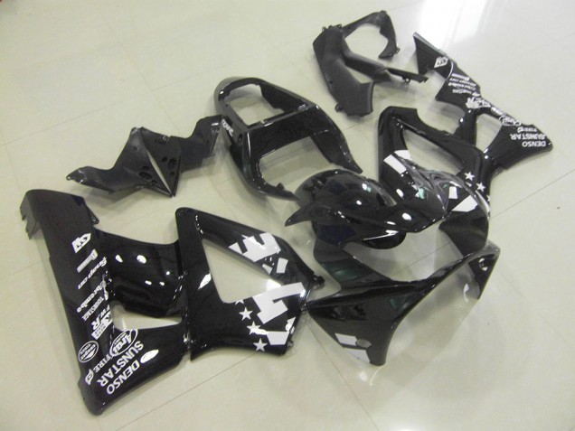00-01 Glossy Black with Start CBR900RR 929 Motorcycle Fairings 00-01 Glossy Black with Start CBR900RR 929 Motorcycle Fairings