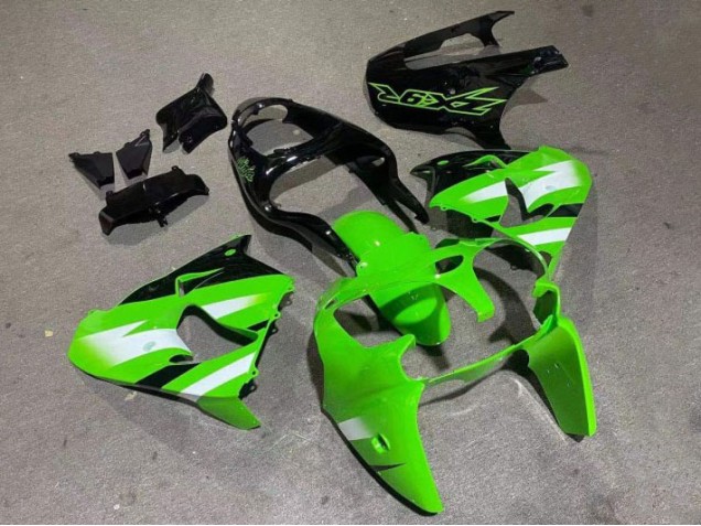 00-01 Green Glossy Black ZX9R Motorcycle Fairings 00-01 Green Glossy Black ZX9R Motorcycle Fairings