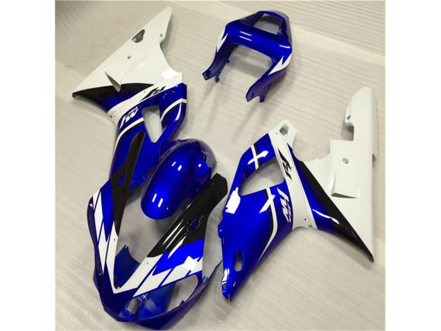00-01 White Blue YZF R1 Motorcycle Fairings