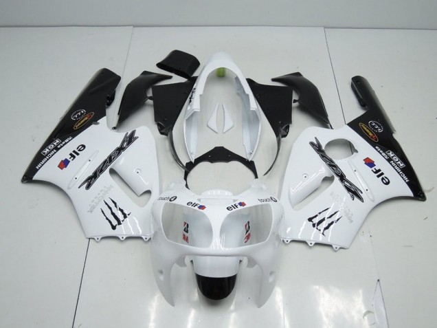 00-01 White Monster ZX12R Motorcycle Fairings 00-01 White Monster ZX12R Motorcycle Fairings