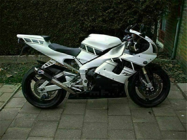 00-01 White YZF R1 Motorcycle Fairing 00-01 White YZF R1 Motorcycle Fairing