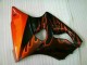 00-02 Black Red Flame ZX6R Motorcycle Fairings
