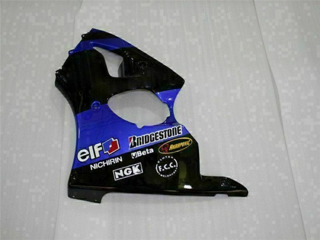 00-02 Blue ZX6R Motorcycle Fairing 00-02 Blue ZX6R Motorcycle Fairing
