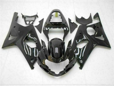 00-02 Glossy Black GSXR 1000 Motorcycle Fairings