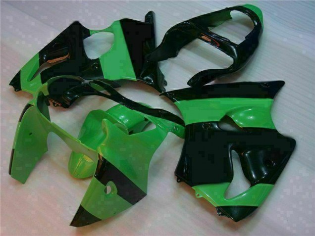 00-02 Green Black ZX6R Motorcycle Bodywork 00-02 Green Black ZX6R Motorcycle Bodywork