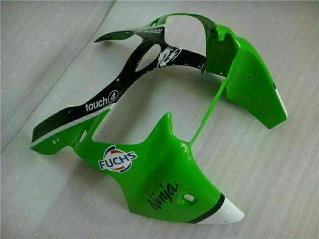 00-02 Green Black ZX6R Motorcycle Fairing & Bodywork 00-02 Green Black ZX6R Motorcycle Fairing & Bodywork