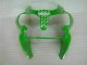 00-02 Green Black ZX6R Motorcycle Fairing Kits & Plastic 00-02 Green Black ZX6R Motorcycle Fairing Kits & Plastic