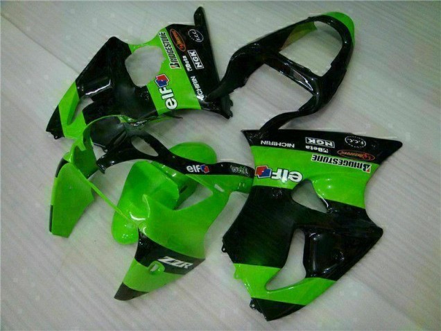 00-02 Green ZX6R Motorcycle Fairings 00-02 Green ZX6R Motorcycle Fairings