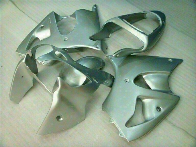 00-02 Silver ZX6R Motorcycle Fairings 00-02 Silver ZX6R Motorcycle Fairings