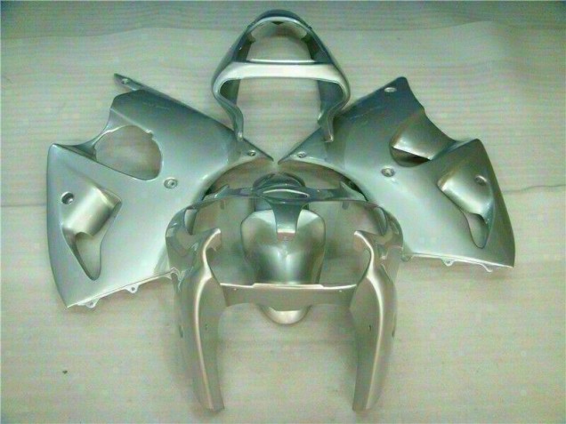 00-02 Silver ZX6R Motorcycle Fairings 00-02 Silver ZX6R Motorcycle Fairings