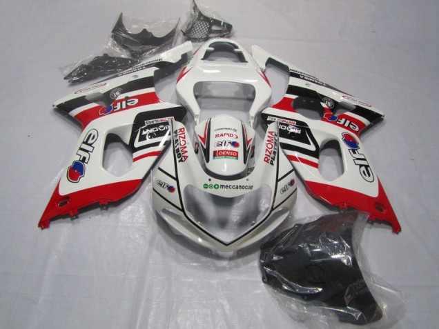 00-02 White Red Rizoma Playboy GSXR 1000 Motorcycle Fairings 00-02 White Red Rizoma Playboy GSXR 1000 Motorcycle Fairings