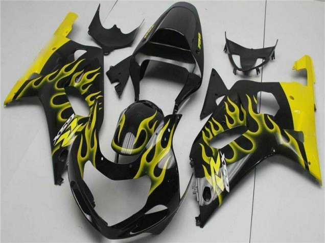 01-03 Black GSXR 600/750 Motorcycle Fairings 01-03 Black GSXR 600/750 Motorcycle Fairings