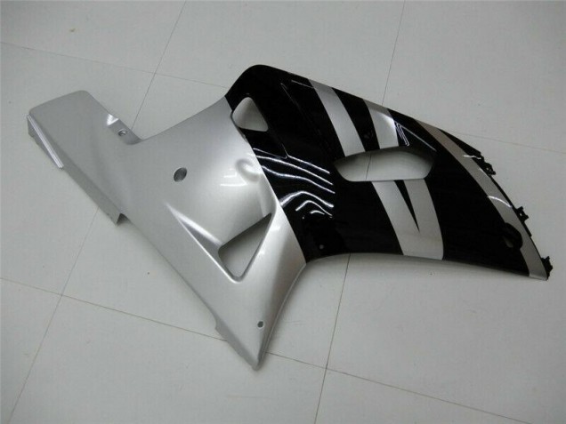 01-03 Black Silver GSXR 600/750 Motorcycle Fairings 01-03 Black Silver GSXR 600/750 Motorcycle Fairings