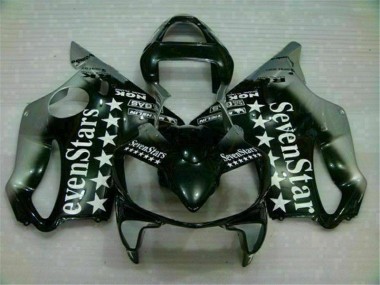 01-03 Black Silver SevenStarss CBR600 F4i Motorcycle Fairings