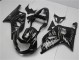 01-03 Black White Flame GSXR 600/750 Motorcycle Fairings 01-03 Black White Flame GSXR 600/750 Motorcycle Fairings