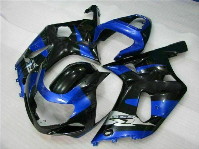 01-03 Blue Black GSXR 600/750 Motorcycle Fairings 01-03 Blue Black GSXR 600/750 Motorcycle Fairings