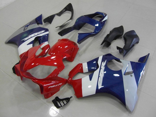 01-03 Red Blue Silver CBR600 F4i Motorcycle Fairings