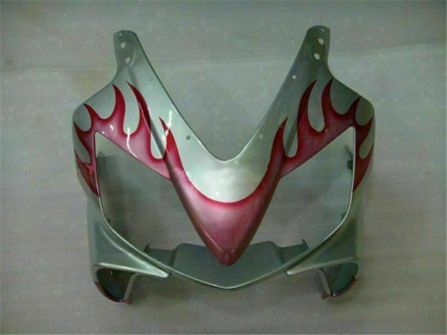 01-03 Red Flame Silver CBR600 F4i Motorcycle Fairings 01-03 Red Flame Silver CBR600 F4i Motorcycle Fairings