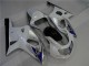 01-03 White Silver GSXR 600/750 Motorcycle Fairings 01-03 White Silver GSXR 600/750 Motorcycle Fairings