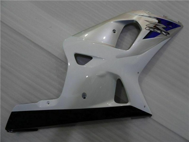 01-03 White Silver GSXR 600/750 Motorcycle Fairings 01-03 White Silver GSXR 600/750 Motorcycle Fairings