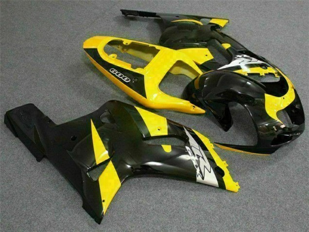 01-03 Yellow Black GSXR 600/750 Motorcycle Fairings