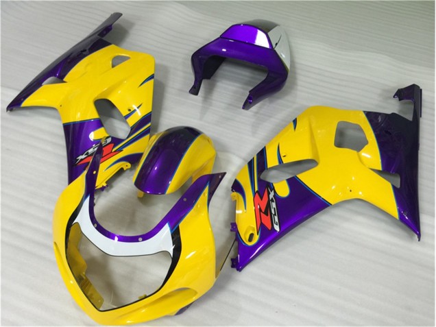 01-03 Yellow GSXR 600/750 Motorcycle Fairing 01-03 Yellow GSXR 600/750 Motorcycle Fairing