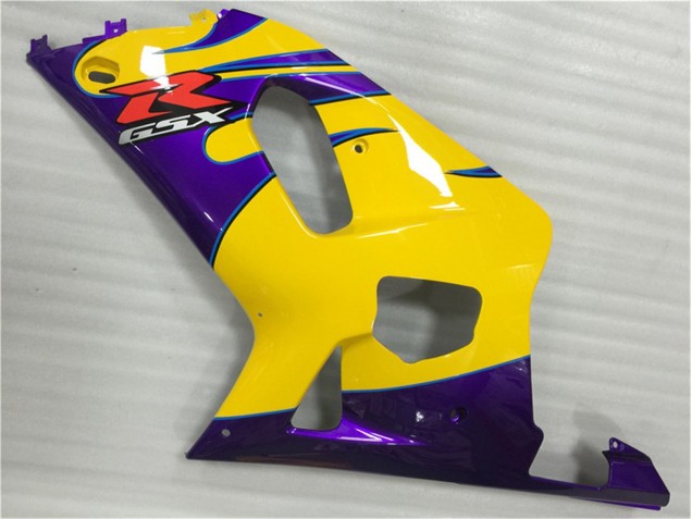 01-03 Yellow GSXR 600/750 Motorcycle Fairing 01-03 Yellow GSXR 600/750 Motorcycle Fairing