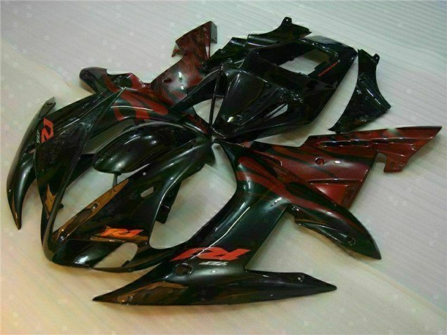 02-03 Black YZF R1 ABS Motorcycle Fairings 02-03 Black YZF R1 ABS Motorcycle Fairings