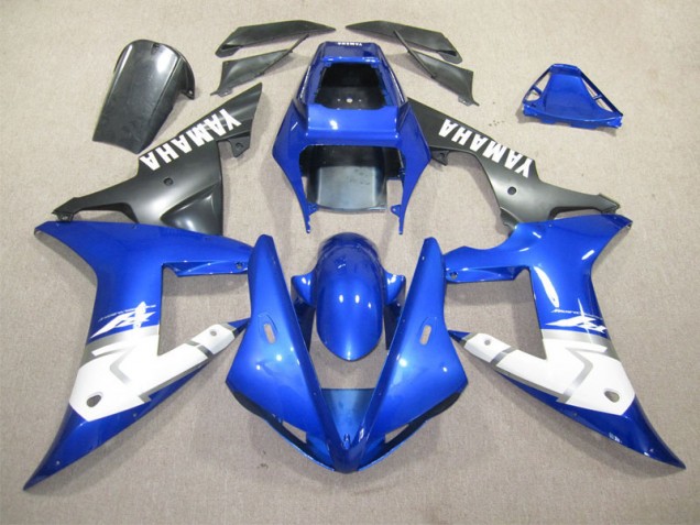 02-03 Blue White YZF R1 Motorcycle Fairing 02-03 Blue White YZF R1 Motorcycle Fairing