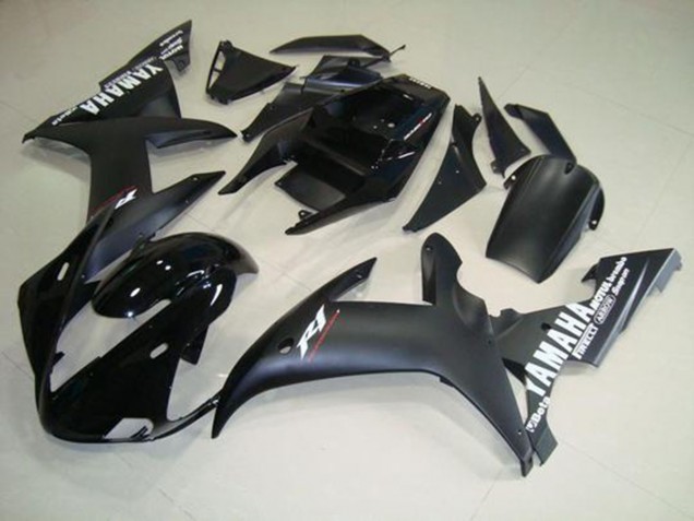 02-03 Matte Black White YZF R1 Motorcycle Fairings 02-03 Matte Black White YZF R1 Motorcycle Fairings