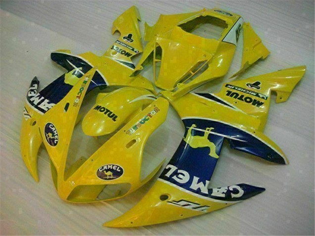02-03 Yellow YZF R1 Motorcycle Fairings 02-03 Yellow YZF R1 Motorcycle Fairings