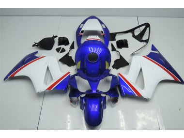 02-13 Blue White VFR800 Motorcycle Fairing