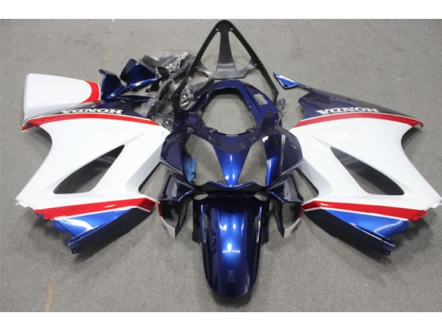 02-13 Blue White VFR800 Motorcycle Fairings 02-13 Blue White VFR800 Motorcycle Fairings