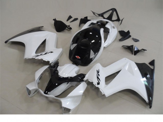 02-13 White Black VFR800 Full Motorcycle Fairing Kits 02-13 White Black VFR800 Full Motorcycle Fairing Kits