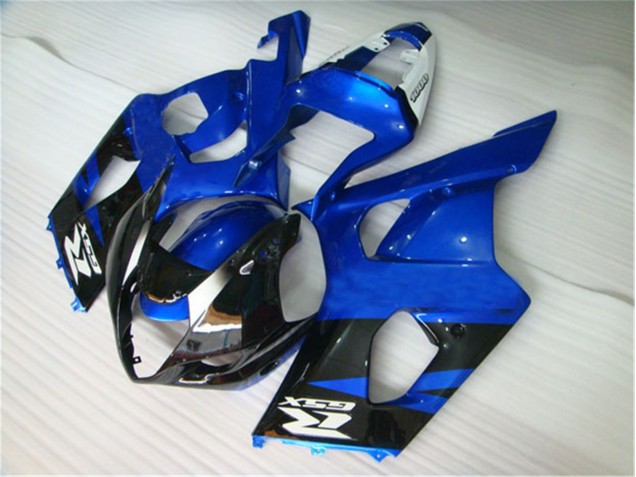 03-04 Black Blue GSXR 1000 Motorcycle Fairing 03-04 Black Blue GSXR 1000 Motorcycle Fairing