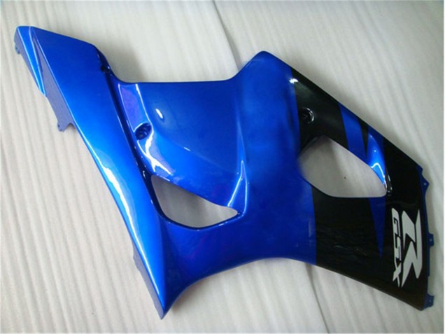 03-04 Black Blue GSXR 1000 Motorcycle Fairing 03-04 Black Blue GSXR 1000 Motorcycle Fairing