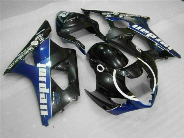 03-04 Black Blue GSXR 1000 Motorcycle Fairings 03-04 Black Blue GSXR 1000 Motorcycle Fairings