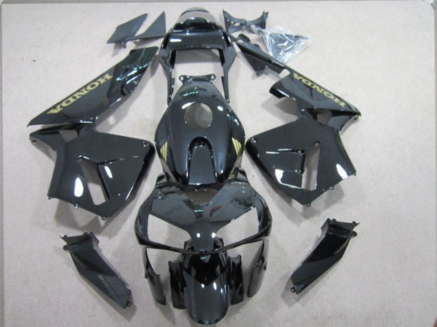 03-04 Black Gold Decal CBR600RR Motorcycle Fairing 03-04 Black Gold Decal CBR600RR Motorcycle Fairing