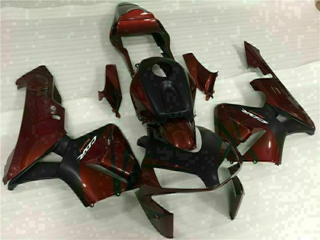 03-04 Black Red CBR600RR Motorcycle Fairings 03-04 Black Red CBR600RR Motorcycle Fairings