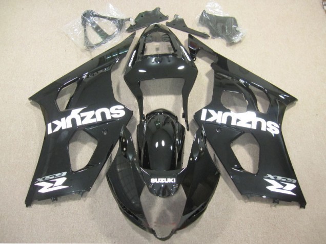 03-04 Black White Decal GSXR 1000 Motorcycle Fairings 03-04 Black White Decal GSXR 1000 Motorcycle Fairings