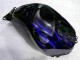 03-04 Black with Blue Flame CBR600RR Motorcycle Fairings 03-04 Black with Blue Flame CBR600RR Motorcycle Fairings
