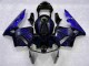 03-04 Black with Blue Flame CBR600RR Motorcycle Fairings 03-04 Black with Blue Flame CBR600RR Motorcycle Fairings