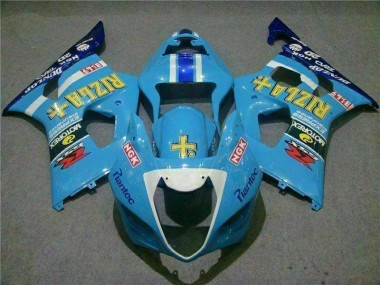 03-04 Blue GSXR 1000 Motorcycle Fairings