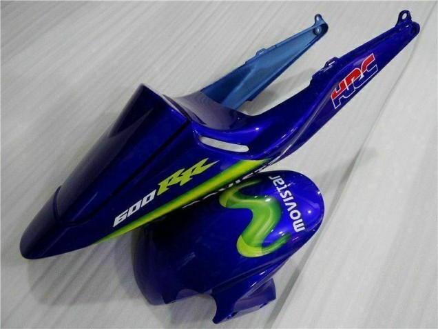 03-04 Blue Green Movistar Castrol CBR600RR Motorcycle Fairings 03-04 Blue Green Movistar Castrol CBR600RR Motorcycle Fairings