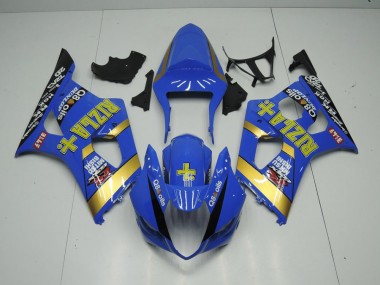 03-04 Blue Rizla GSXR 1000 Motorcycle Fairings