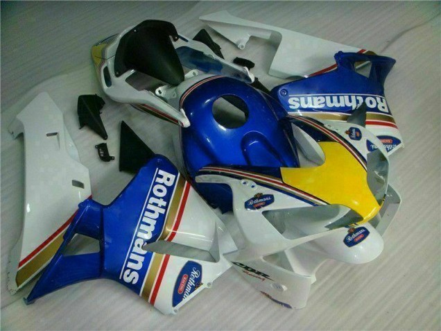03-04 Blue White Rothmans CBR600RR Motorcycle Fairings 03-04 Blue White Rothmans CBR600RR Motorcycle Fairings