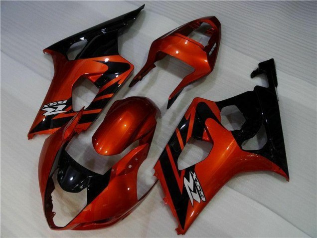 03-04 Brown Black GSXR 1000 Motorcycle Fairing 03-04 Brown Black GSXR 1000 Motorcycle Fairing