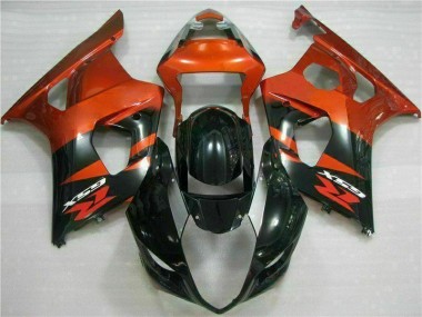 03-04 Brown Black GSXR 1000 Motorcycle Fairings